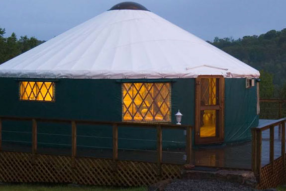 modern yurt living