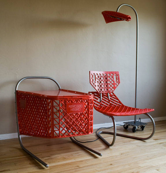 Design Blog: Mercado Negro Shopping Cart Furniture