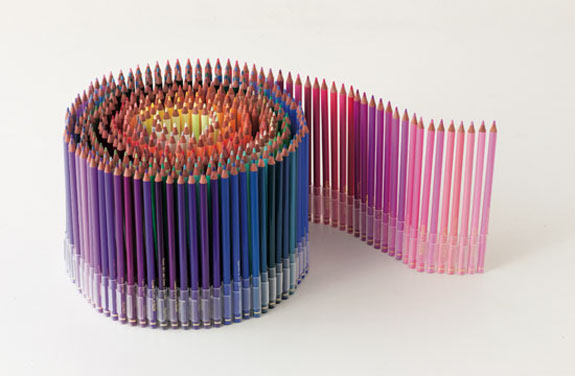Interior Design Wall Art: 500 Colored Pencils of Felissimo