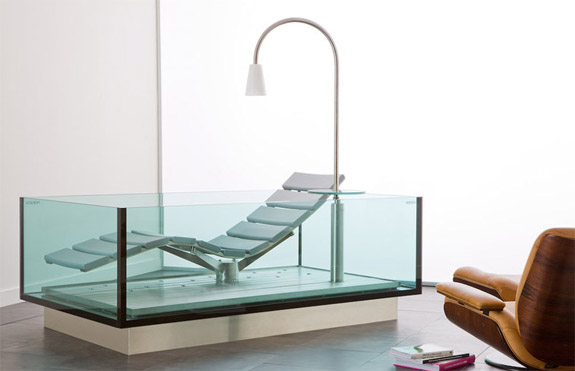 Clear Bathtubs: Hoesch Water Lounge