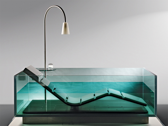 Clear Bathtubs: Hoesch Water Lounge