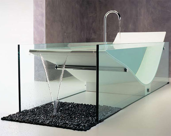 Clear Bathtubs: Omvivo Le Cob Bathtub