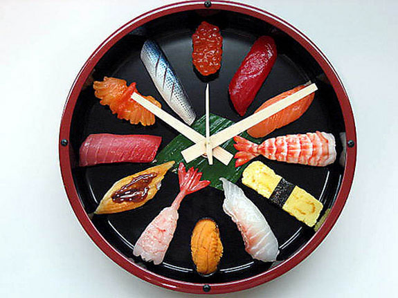 Non-Edible Sushi Products: Sushi Clock