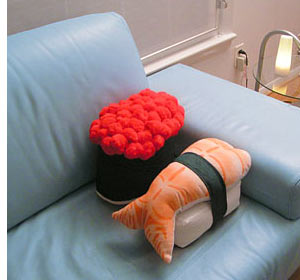 Non-Edible Sushi Products: Sushi Pillows