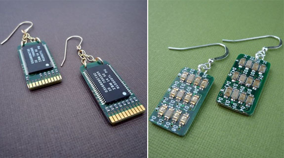 Cool Design Geek Jewelry: Circuit Boards