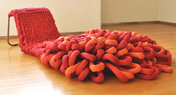 Unusual Furniture: Yarn Octopus Chair