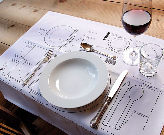 Cool Gifts for Architecture Lovers: Cheat Sheet Placemats