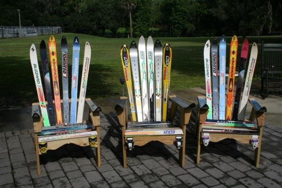Adirondack Chairs Made From Skis Off 73, Adirondack Ski Chair Kit